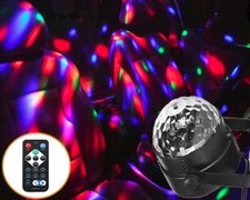 Disco DJ Stage LED RGB Crystal Ball Party Lamp Light JAPAN USA EURO B