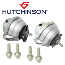 For BMW 525i 528i 530i Engine Mount Hydraulic Set W/ Bolts 6pcs Hutchinson OEM