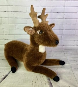large deer stuffed animal