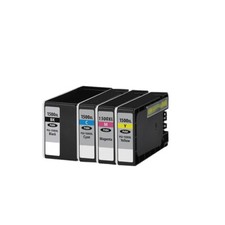 4 Ink Cartridge For Canon MB2000 MB2100 MB2150 MB2300 MB2350 MB2700 PGI 1500XL