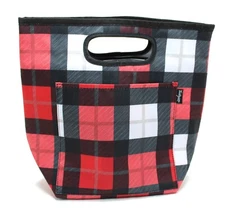 31 Thirty-One Go to Thermal Tote Red / White / Black Plaid NEW***PRICE REDUCED**