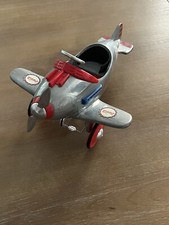 Coca-Cola Die-Cast Model Pedal Plane Silver Edition 11077 Excellent Condition