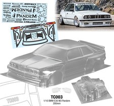 TEAMC RACING BMW M3 E30 Pandem 200mm RC Body 1/10 Tamiya Kyosho HPI Yokomo