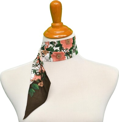 Giani Bernini 2 Pk Twin Set Multi Color Flower Print Scarf Brown 38''x3''