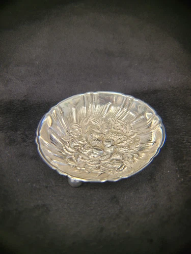 S. Kirk and Son Sterling Silver Repousse Salt Cellar