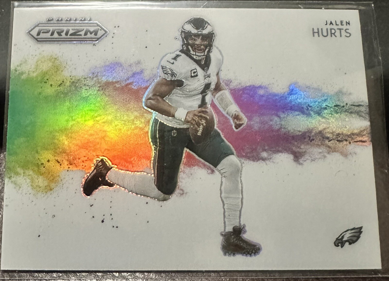 2022 Panini Prizm Football Jalen Hurts Color Blast Case Hit SSP RARE card Eagles