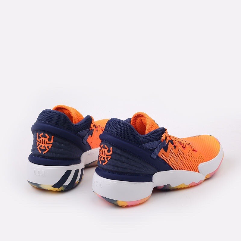 Adidas Sz 9.5 D.O.N. Issue #2 Donovan Mitchell Signal Orange