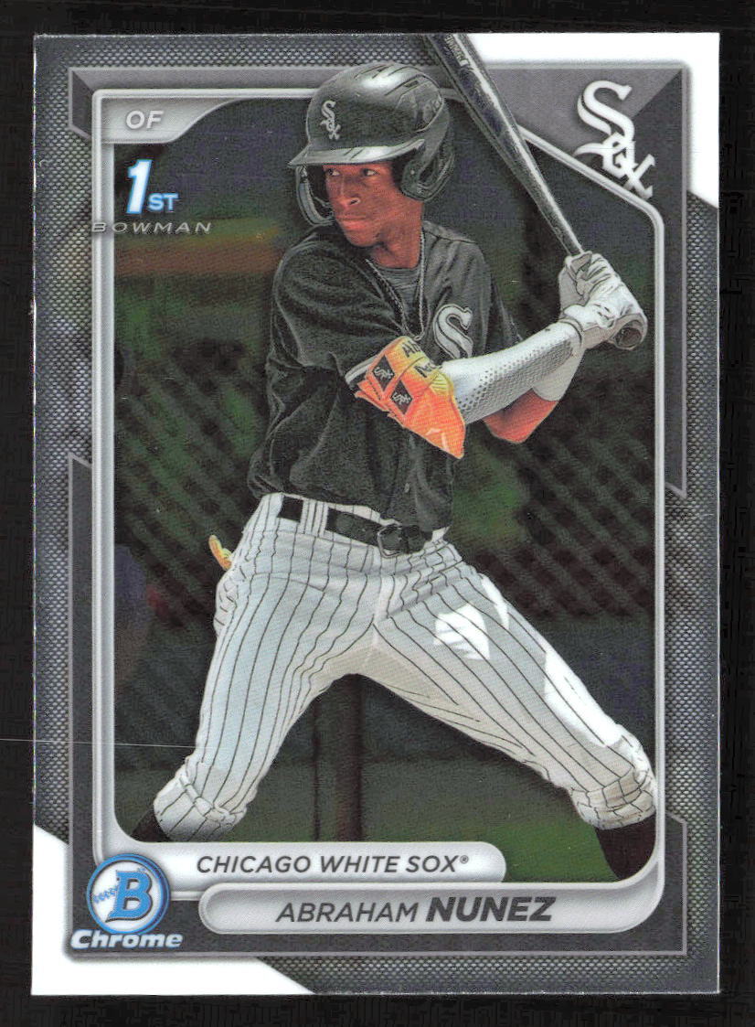 2024 Bowman Abraham Nunez #BCP-56 Chrome Prospects 1st Bowman White Sox