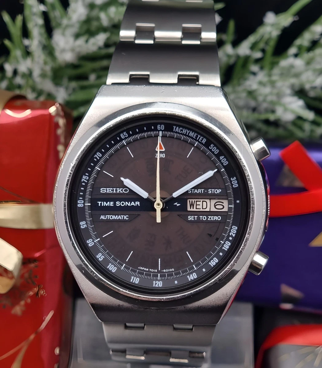 Seiko time sonar 7015 sales