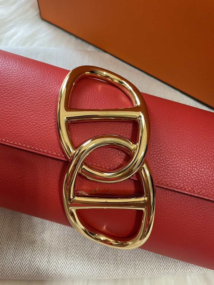 Preowned Hermes Box Egee Clutch | eBay Preowned Hermes Box Egee Clutch | eBay