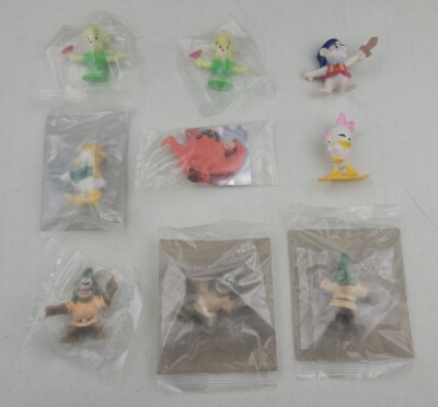 Vintage Kelloggs Disney Lot Of 9 Toys 90s Disney Figures Kelloggs Cereal Toys