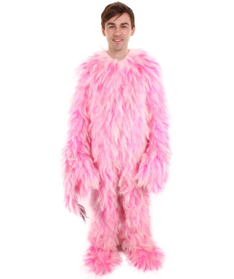 HPO Adult Unisex Pink Fluffy Costume, Perfect for Halloween, HC-2033 - Image 2 of 4