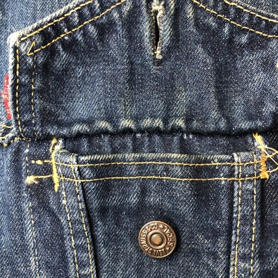 Vintage Levis Big E 557XX Denim Jacket Trucker Type III 60s 1960s