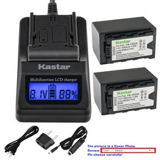 Kastar Battery LCD Fast Charger for Panasonic VW-VBD29 VW-VBD58 VW-VBD58E-K