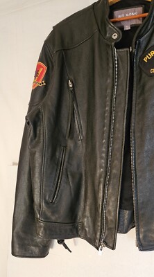 ジャケット・アウター Vintage / Military Leather Blouson CLEL】Vintage Design Blouson/ヴィンテージデザイン合皮