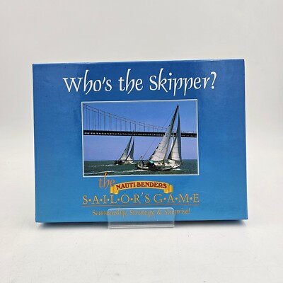 Who's the Skipper Sailors Game Nauti-Benders Seamanship Strategy Sail Boat