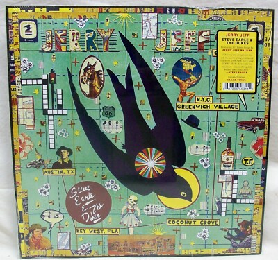NEW & Sealed Steve Earle & The Dukes ''Jerry Jeff'' LP Clear Vinyl Record (NW5622)