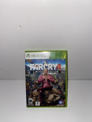 Far Cry 4 Limited Edition (Microsoft Xbox 360, 2014) Complete - Tested & Working