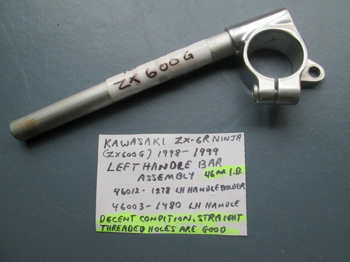 めん　0618 KAWASAKI ZX-6R ( ZX600G NINJA ) LEFT HANDLE BAR ASSEM 46003-1388