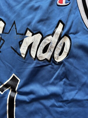 1990's Orlando Magic Jersey Mens Sz 48 Blue Penny Hardaway #1