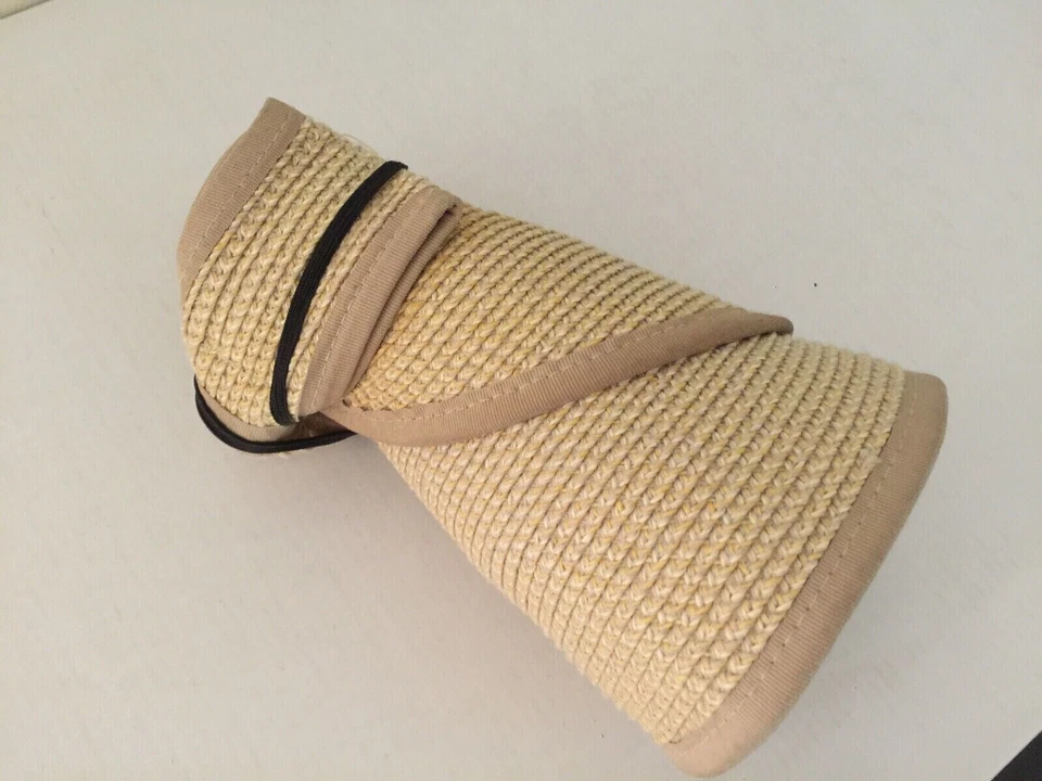 Sunday Afternoons Views / sombrero de paja talla única para la mayoría de las mujeres enrollable fácil de llevar Foto 3 de 4