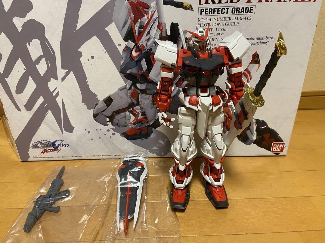 GUNPLA PG 1/60 MBF-P02 Gundam Astray Red Frame Suit Gundam GUNPLA PG 1/60 MBF-P02 Gundam Astray Red Frame Suit Gundam