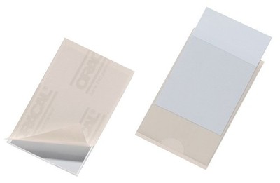 DURABLE Selbstklebetaschen POCKETFIX (B)90 x (H)57 mm transparent 10 Stück
