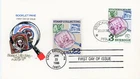 1988 Sc # 2198 and Sweden # 1588A Stamp Collecting Joint FDC Farnam