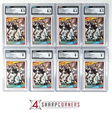 1984 TOPPS INSTANT REPLAY #229 WALTER PAYTON HOF LOT OF 13 CGC 7.5-8.5 SLABS