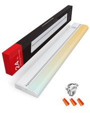 24 Inch Hardwired Under Cabinet Lighting 3 Color Dimmable LED 1400LM 16W