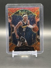 2020-21 Panini Select RJ Hampton 84 Red White Orange Shimmer RC Orlando Magic