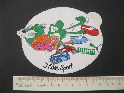 Puma I Like Sports Sporting Goods Outfitters Sticker Decal Advertising Advertising (02)