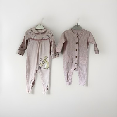 Guess How Much I Love You Baby Schlafanzug & Rippschläfer Alter 0-3 Monate X2,