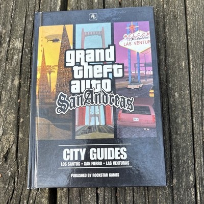 GRAND THEFT AUTO San Andreas City Guides Book + PC DVD-ROM 2005 Rockstar Games