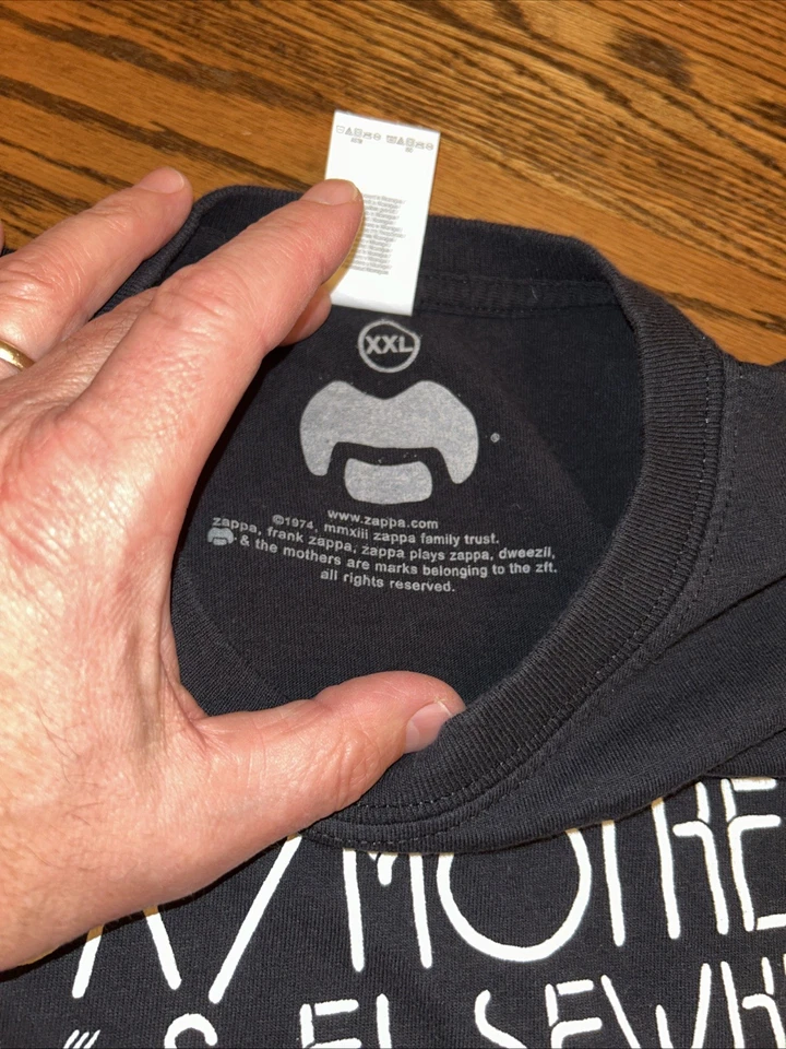 Lote De 3 Camisetas Frank Zappa 2 De XL Y 1 De 2XL Zappa Pres.Zappa Madre Hot Rat Foto 3 de 4