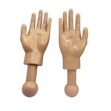 Tiny Hands 4.5-Inch Novelty Toys  Left and Right Hands, Tan