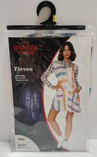 Stranger Things Eleven Adult M Medium 8-10 Spirit Halloween Costume Cosplay New