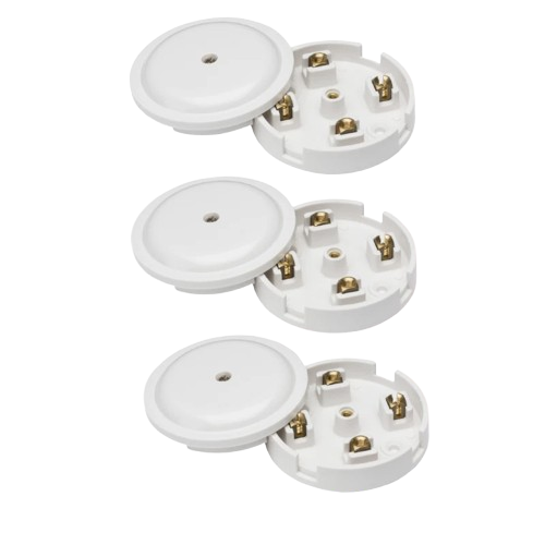 X3 Knightsbridge 20A WHITE Junction Terminal Plastic PACK OF 3