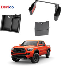 3PCS Center Console Organizer Compatible with Toyota Tacoma 2016-2023 Armrest St