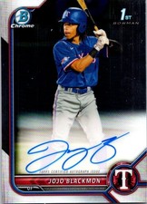 2022 BOWMAN CHROME 1ST AUTO JOJO BLACKMON