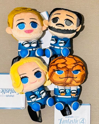 MARVEL Fantastic Four First Step & You Mascot Plush complete Set