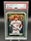 2021 Topps Gallery - Mike Trout #51 Green variant /125 PSA 9