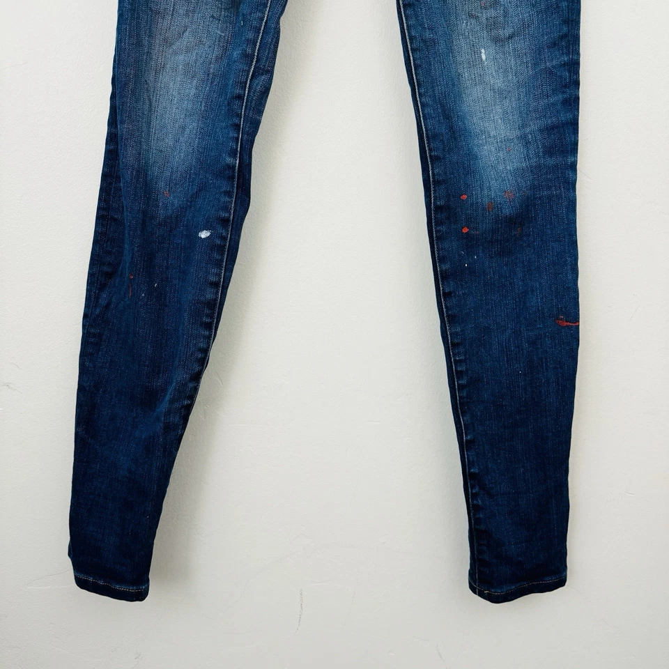 Henry & Belle Cintura Alta Súper Delgado Med/Lavado Oscuro Mujer’s 26 Foto 3 de 4