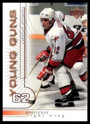 2000-01 Upper Deck Young Guns Jaroslav Svoboda RC Kootenay Ice #204