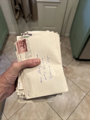 VTG 1950s LOVE LETTER LOT U.S. MILITARY Frank to Shirley Around 60 Letters