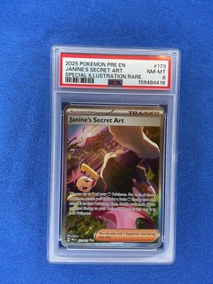 janine's secret art pokemon card TCG - SV8a - 228/187 (SAR) Card Type SFA-EN 088/064 Janine's Secret Art
