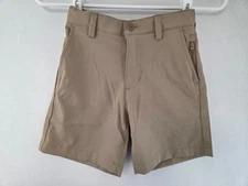 Lands End Boysx sz 6 Khaki School Uniform Chino Shorts NEW 552395