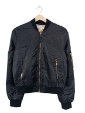 ZARA Giacca bomber Donna Giacca Taglia IT 38 nero stile casual
