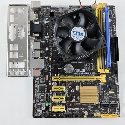 Intel Core i5 4570 + ASUS H81M-PLUS + 8GB DDR3 + CPU Kühler #142