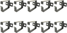 Metal Master - 10 Pack Server Rack Cable Management D-Ring Hooks - Bracket Organ